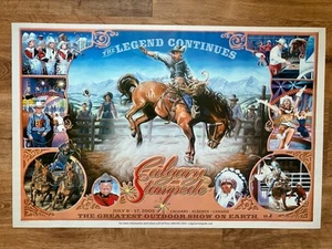 VTG Authentic Original Calgary Stampede Poster 2005 22.5" x 34.5" Canada - Picture 1 of 4