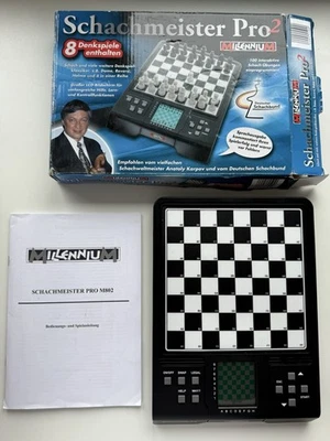Schachmeister Pro 2 Schachcomputer Millennium 8 Denkspiele getestet vollständig - Bild 1 von 4