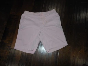 Preowned AERO Elastic Waist Drawstrings Stretch 4-Pockets Shorts Size XS Pink - Picture 1 of 6