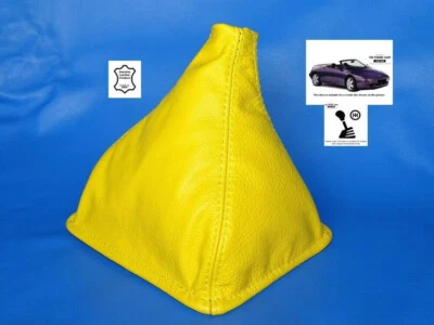 Shift Boot For LOTUS ELAN M100 1989-1995 Yellow Genuine Leather Foto 1 de 4