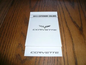 Chevrolet Corvette 2013 selector de colores exteriores e interior gráfico - Imagen 1 de 3