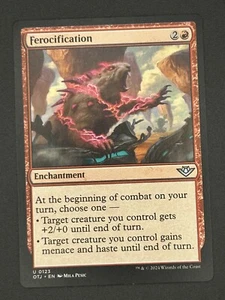 Ferocification - Outlaws of Thunder Junction - Magic the Gathering (MTG) #123 - Bild 1 von 2