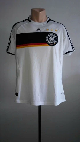 Football shirt soccer Germany Home 2008/2009 UEFA National Adidas jersey size L Cover