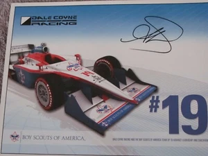 Dale Coyne Indy Car postcard Autographed - Picture 1 of 1