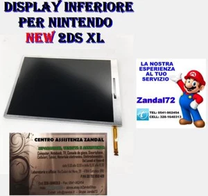 DISPLAY LCD INFERIORE NINTENDO NEW 2DS XL SCHERMO DI RICAMBIO NUOVO CON GARANZIA - Bild 1 von 6