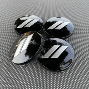 4PCS SET SRT Wheel Center Caps Matte Black For Charger SRT Rim Center Covers - Picture 1 of 4