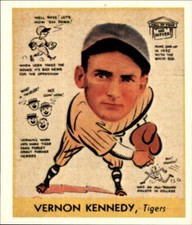 1938 Goudey Heads-Up '85 Reprints Baseball Card #280 Vernon Kennedy