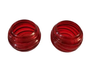 Stolzle-Oberglas AG Styria Collection Teelichthalter rot Glaswirbel 2er Set - Bild 1 von 7