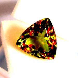 Natural Alexandrite Trillion Cut Color Changing Loose Gemstone 10.10 CT - Picture 1 of 7