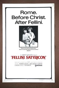 Fellini Satyricon Vintage Original Rare Tri Fold Original Movie Poster 1970 - Picture 1 of 1