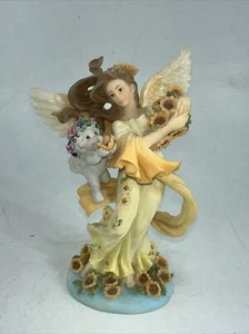 Dreamsicles 1999 Engel ""Bountiful Blessings"" Cherub Figur Sonnenblumen - Bild 1 von 17
