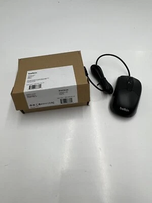 (QTY 17) Belkin USB 3 Button Scroll Wheel Optical Mouse F5M010QBLK Black for Mac - Image 1 of 4