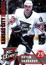2000-01 Kansas City Blades #20 Artem Chubarov