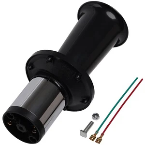 Bocina de coche FARBIN negra 12V 110DB vintage clásica universal súper fuerte bocina de aire - Imagen 1 de 4