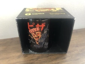 BNIB Illustrata Studio Pizza Monster Everyday Mug Ceramic Japanese Anime - Picture 1 of 4