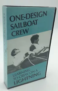 One-Design Sailboat Crew On A Lightning Rare Vis-a-Vis Video VHS Dead Media - Picture 1 of 4