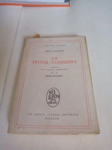 LA DIVINA COMMEDIA DANTE ALIGHIERI VOL. II PURGATORIO 1981 LA NUOVA ITALIA - Picture 1 of 1
