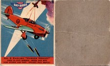 R137 Goudey, Sky Birds, 1941, #3 English Hawker Henley