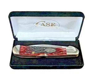CASE WHARNCLIFF CRIMSON BONE COPPERLOCK KNIFE CCC KNIFE 2012 61549WL SS MIB - Picture 1 of 6