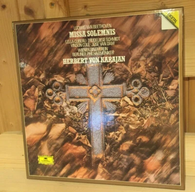 Beethoven Missa Solemnis KARAJAN ORIG 1986 DGG DIGITAL 2LP BOX 419166-1 MINT - Image 1 of 4