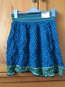 Bnwt Ladies Summer Old Navy Gap Blue Skirt Size Small Uk 8 - Picture 1 of 8