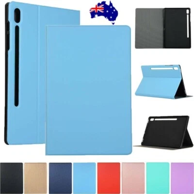 Leather Case Cover For Samsung Galaxy Tab A7 A8 A9 S6 S7 S8 S9 FE+ Plus Tablet - image 1 of 4