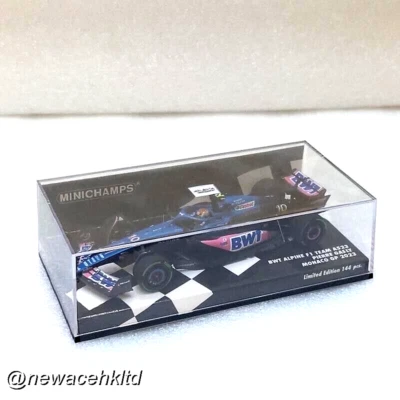 BWT ALPINE F1 TEAM A523 PIERRE GASLY MONACO GP MINICHAMPS MODEL 1/43 #417230710 - Image 1 of 2