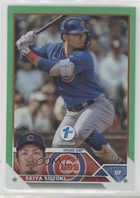 2023 Topps Series 1 1st Edition Green Foil /150 Seiya Suzuki #183 - Image 1 of 2