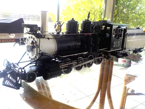 Accucraft Al87-281A D&RGW C-18 Class 2-8-0, #315 Live Steam, Axle pump/ Water - Picture 1 of 16