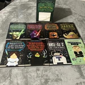 The Origami Yoda Files 8 Book Boxed Set Tom Angleberger with Box & Origami Paper - Picture 1 of 2