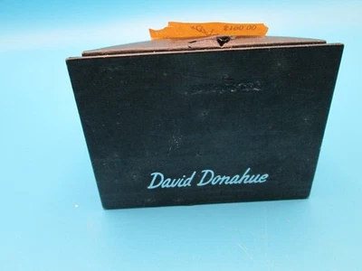 Gemelos David Donahue madreperla ónix .925 esterlina con caja 17 gramos Foto 1 de 4