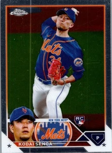 Kodai Senga #217 2023 Topps Chrome Rookie New York Mets - Picture 1 of 2