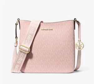 Michael Kors Jet Set Travel Small Shoulder Messenger Crossbody Bag Powder Blush - Picture 1 of 3