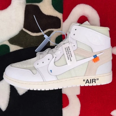 Size 11.5 - Jordan 1 Retro OG x Off-White High White - Image 1 of 4