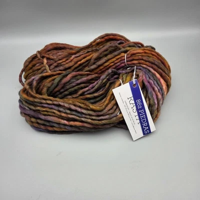 Malabrigo Yarn Rasta #862 PIEDRAS Super Bulky 90 Yard Brown Ombre Merino Wool - Image 1 of 4