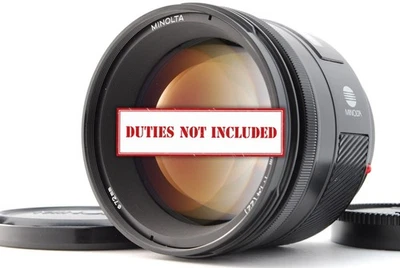 [MINT]  Minolta AF 85mm F/1.4 Portrait Lens for Sony Minolta A From JAPAN - Image 1 of 4