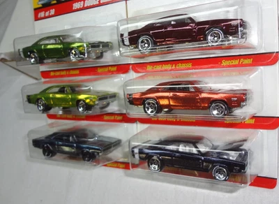 Lote Hot Wheels Classics Series 2 2005 x6 colores Dodge Charger 1969 69 n/como nuevo Foto 1 de 4