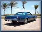 1968 Cadillac Eldorado, Dk blau, Kühlschrankmagnet, 42 MIL DICK