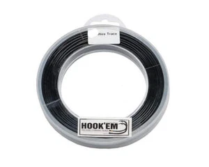 HOOKEM WIRE TRACE 7 X 7 STAINLESS BLACK COATED WIRE - 10MTRS. - Picture 1 of 5