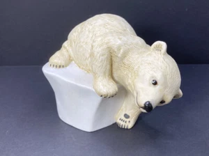 Polar Bear on Iceberg figurine..Brrrrr by Eva Dahlberg..3.5”H x4.5L x4.5W 1982 - Picture 1 of 4