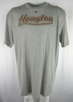 Houston Astros Men's Majestic Gray Big & Tall 100% Cotton T-Shirt MLB