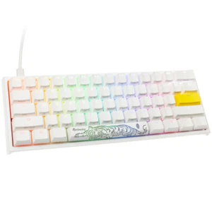 Ducky ONE 2 Pro Mini White Edition Gaming Tastatur, RGB LED - Kailh Red (US) - Bild 1 von 10