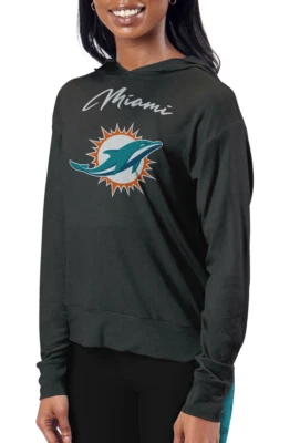 Sudadera con capucha Certo By Northwest NFL para mujer Miami Dolphins Session Foto 1 de 2
