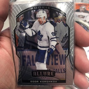 2021 Egor Korshkov Rookie Upper Deck Allure Toronto Maple Leafs NHL