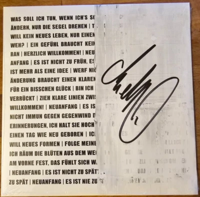 Clueso ‎– Neuanfang Vinyl Single signiert signed original autograph rare new - Bild 1 von 2