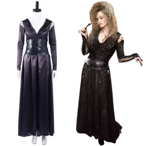 Harry Potter Bellatrix Lestrange Disfraz Juegos con disfraces Halloween Mujer Mágica Vestido - Imagen 1 de 12