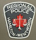 patch uniforme vintage HAMILTON-WENTWORTH POLICE RÉGIONALE Ontario Canada 0