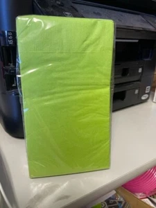 Fresh Lime 3-Ply Guest Towel Napkins 16 Pack Tableware Decorations Supplies New! - Picture 1 of 2