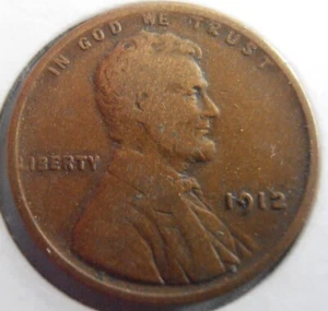 1912 P Lincoln Wheat Cent, FINE (12PSE1) - Picture 1 of 4