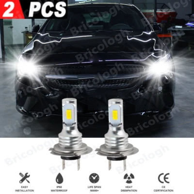 Kit de bombillas LED súper brillantes 6000K para Mercedes Benz CLA250 2013-2018 H7 Foto 1 de 4